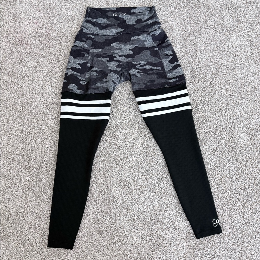 Bombshell Sportswear Gray Camo and Black